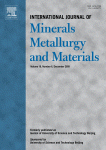 Go to journal home page - International Journal of Minerals, Metallurgy and Materials